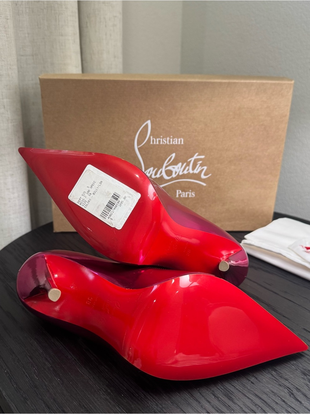 Christian Louboutin Miss Z 100 Pumps Metallic Pink 38 - Picture 8 of 9